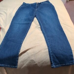 Gloria Vanderbilt Blue Straight Leg Jeans Classic Style